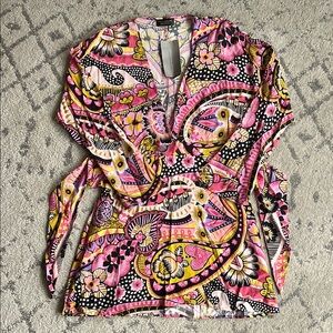 Zara Long Sleeve Paisley Dress